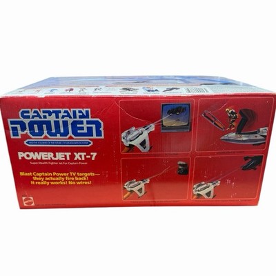 Vintage 1987 Captain Power PowerJet XT-7 In Box Bandai Mattel NEW