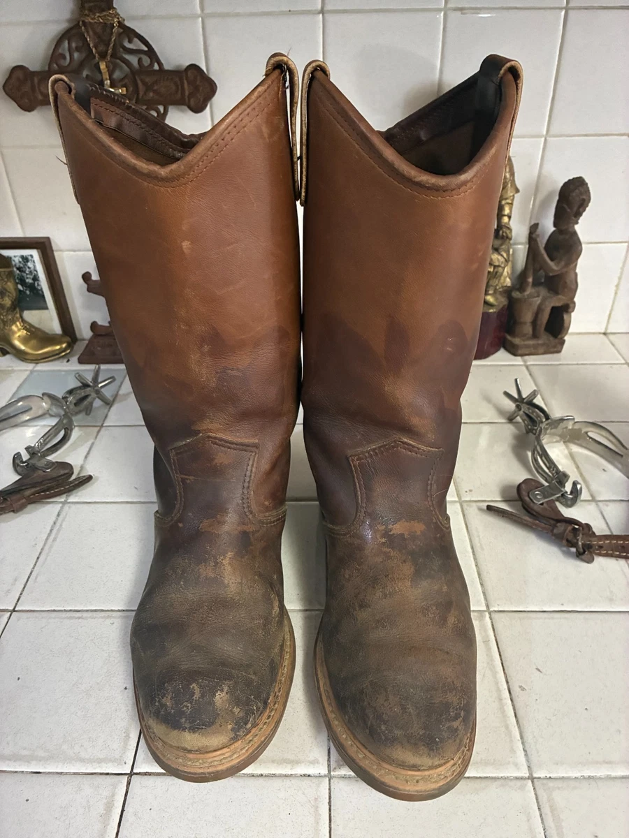 Vintage 90s Carolina Red Bird Mens Steel Toe Leather Boots Insulated Sz 10 Brown s-l1200.jpg main image 2