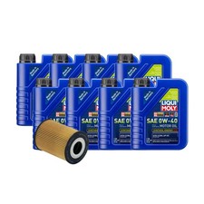 8L Liqui Moly Synthoil Energy A40 0W-40 Wix Engine Oil Change Kit for 911 Macan