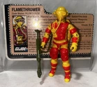 GI Joe Blowtorch 100% Complete File Card 1984 Hasbro Action Figure Vintage