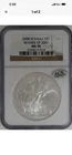 U.S. Mint 2008-W American Silver Eagle Reverse of 2007 NGC MS70 1 oz
