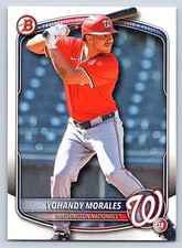 YOHANDY MORALES  NATIONALS 2025 BOWMAN DRAFT #BD-177