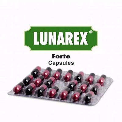 Charak Lunarex Forte 200 Capsules 10 Strips Exp 2026 % Free Shipping For Women