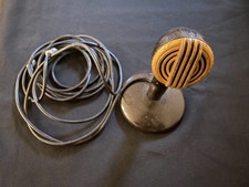 Vintage Astatic Bullet Microphone C-2644 Gold  Black