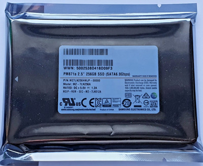 256 GB SATA III Samsung PM871a MZ-7LN256A 3D-NAND TLC SSD 2.5'' Festplatte Neu