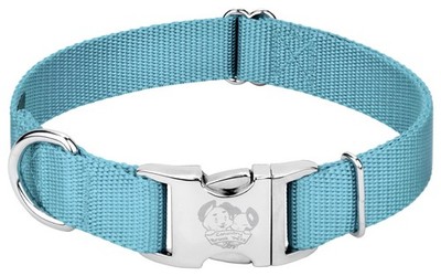 Country Brook Petz  10 Vibrant Colors - Medium Premium Nylon Dog Collar - 1 Inch