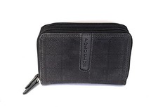 Portafoglio in pelle 2 Comp. Donna Polo Club Antracite 1828-098