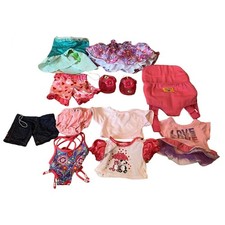 Build A Bear Clothes Lot BABW Mermaid Tail Dress Bathing Suit Shorts Carrier  