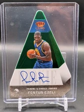 2012 Panini Crown Royale Choice Award Green Festus Ezeli Rookie Auto #1/5