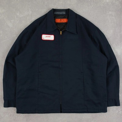 Red Kap Vintage 90s Jesse Workwear Jacke XL Made in USA Herren Navy Blau 