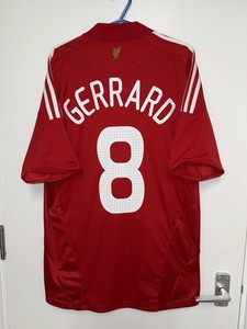 MAILLOT DE FOOTBALL Jersey Shirt LIVERPOOL Fc 2008 2009 GERRARD nameset Maglia EUR 120,00 - FR