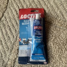 Loctite 2.7 oz Clear Silicone Waterproof Multipurpose Adhesive Sealant Tube