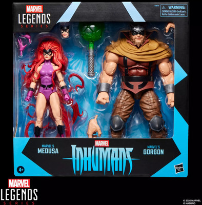 Marvel Legends Series Inhumans Medusa & Gorgon 2er Set 15 cm G1870 Neu