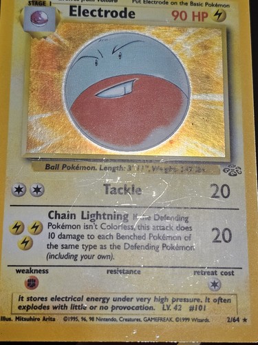 100% Complete Jungle Set 64/64 Vintage 1999 Pokemon Cards LP-MP - Picture 16 of 24