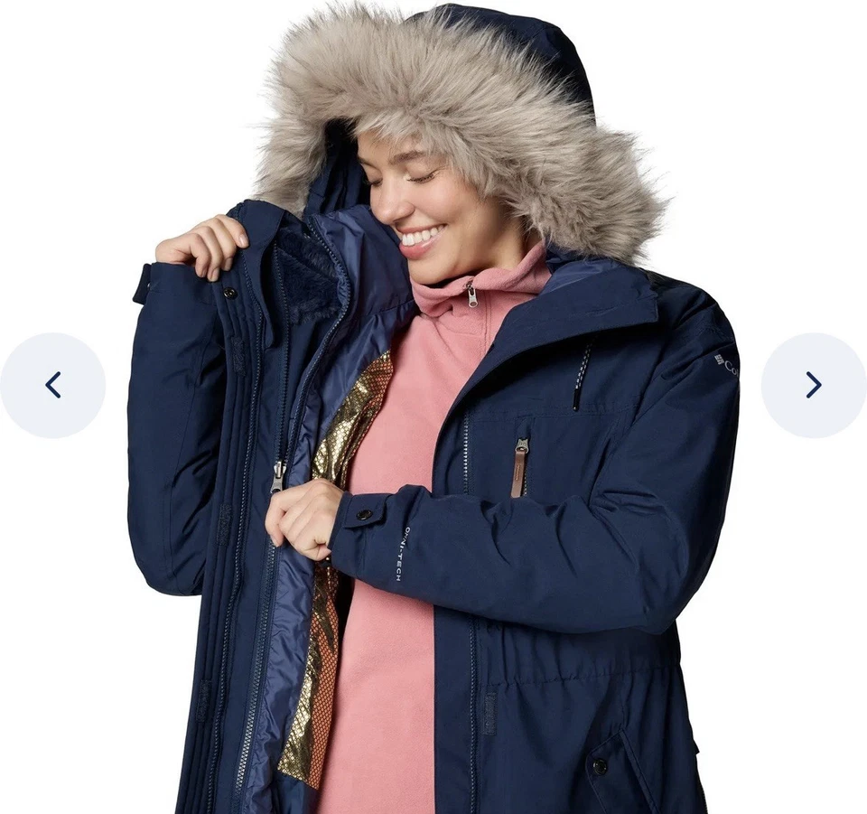 Columbia Payton Pass ll Interchange Navy Blue Jacket Coat Vest 3-in-1 NWT - Image 4 of 4