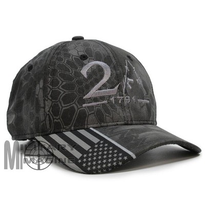 2nd Amendment 1791 AR-15 Style Embroidered Typhon / Gray Color Hat cap
