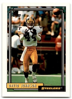 1992 Topps D.J. Johnson Pittsburgh Steelers #81