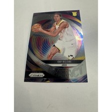 Cody Williams 2 Jazz Impact Rookie Base 2024-25 Panini Prizm NBA Card Single. rookie card picture