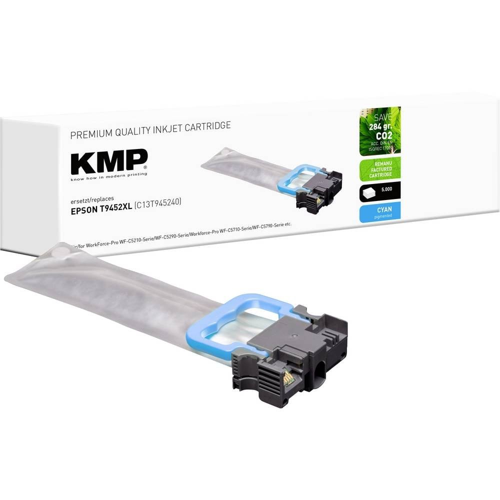 Cartouche Epson T9452 cyan KMP E256X pour corriger les erreurs d impression et buses bouchées