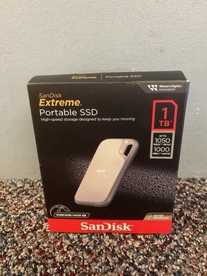 New Sandisk Extreme 1TB Portable SSD SDSSDE51-1T00