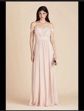 Birdy Grey NWT blush Grace Convertible maxi formal dress strapless large I48