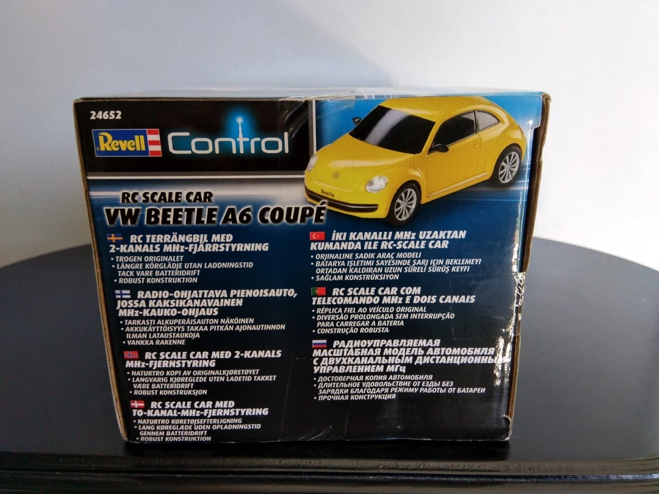 Sealed Revell Control Battery R/C 1:20 Yellow VW New Beetle A6 MK2 Coupe 40MHz - Image 3 of 4