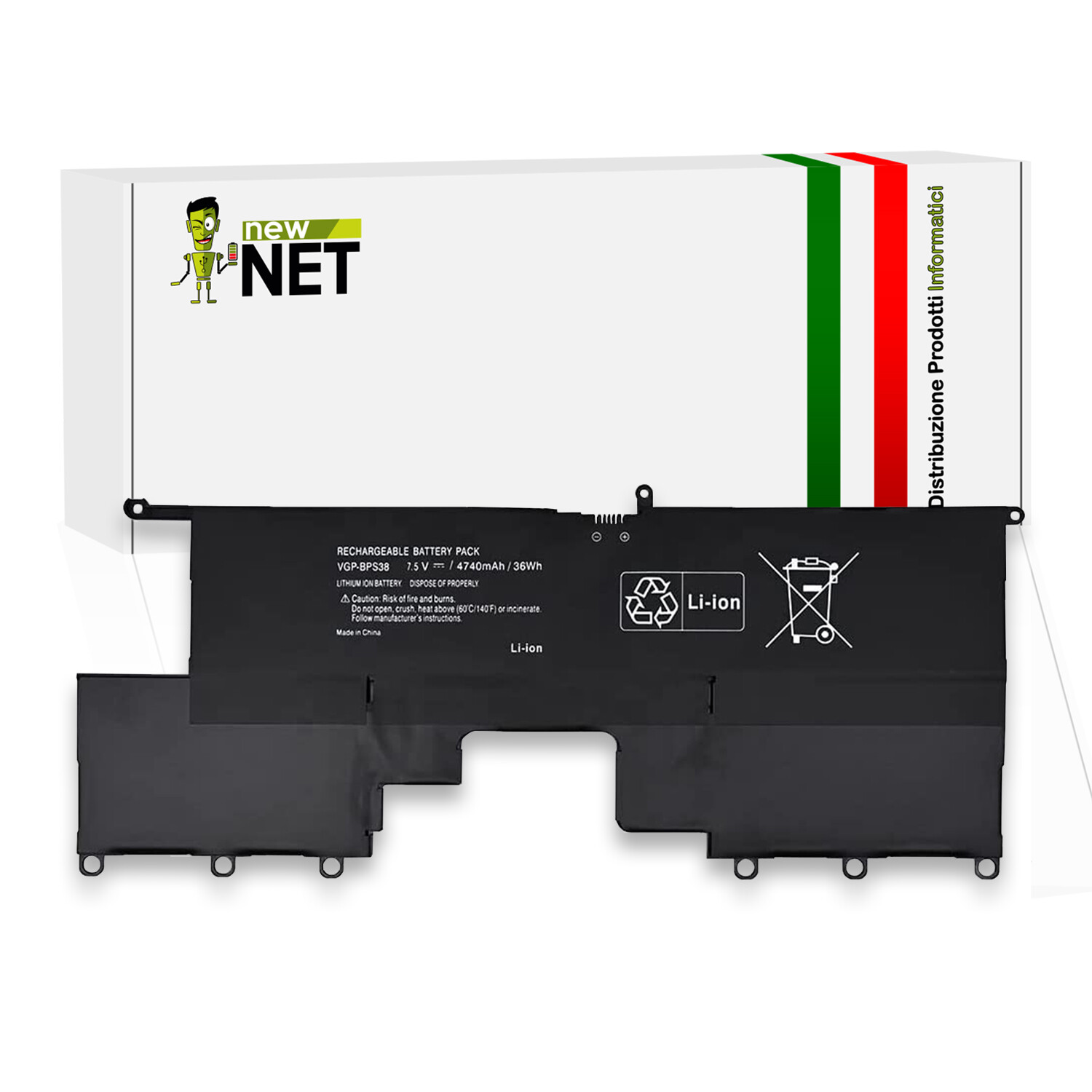 Batteria Sony VAIO Pro 13 VGP-BPS38 SVP13213SAS Compatibile Premium