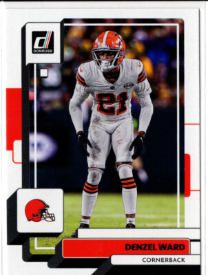 2022 Panini Donruss Football Denzel Ward No. 214 Cleveland Browns