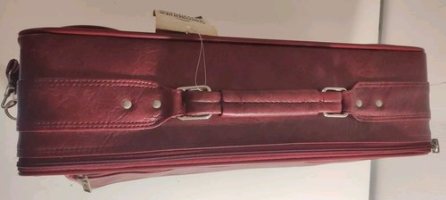 Samsonite Survivor Silhouette III Carry-On Travel Shoulder Bag w/ Lock, Burgundy - Picture 10 of 14