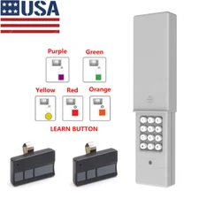 373LM Garage Door + Universal KLIK2U-P2 Wireless Keypad Opener for LiftMaster