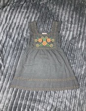 Leandra Medine X Mango Dress Women’s Size Small Mini Dress Gray Floral 