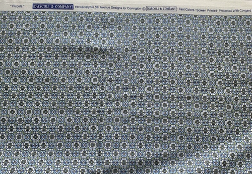 "Piccola" Upholstery Drapery Fabric By D'ascoli & Covington Blue Green 3+ Yds - Picture 18 of 21
