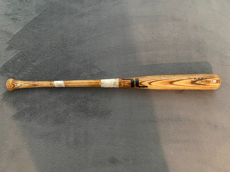 Evan Longoria  San Francisco Giants Game Used Bat MLB Auth. (JD194104/JD194105)