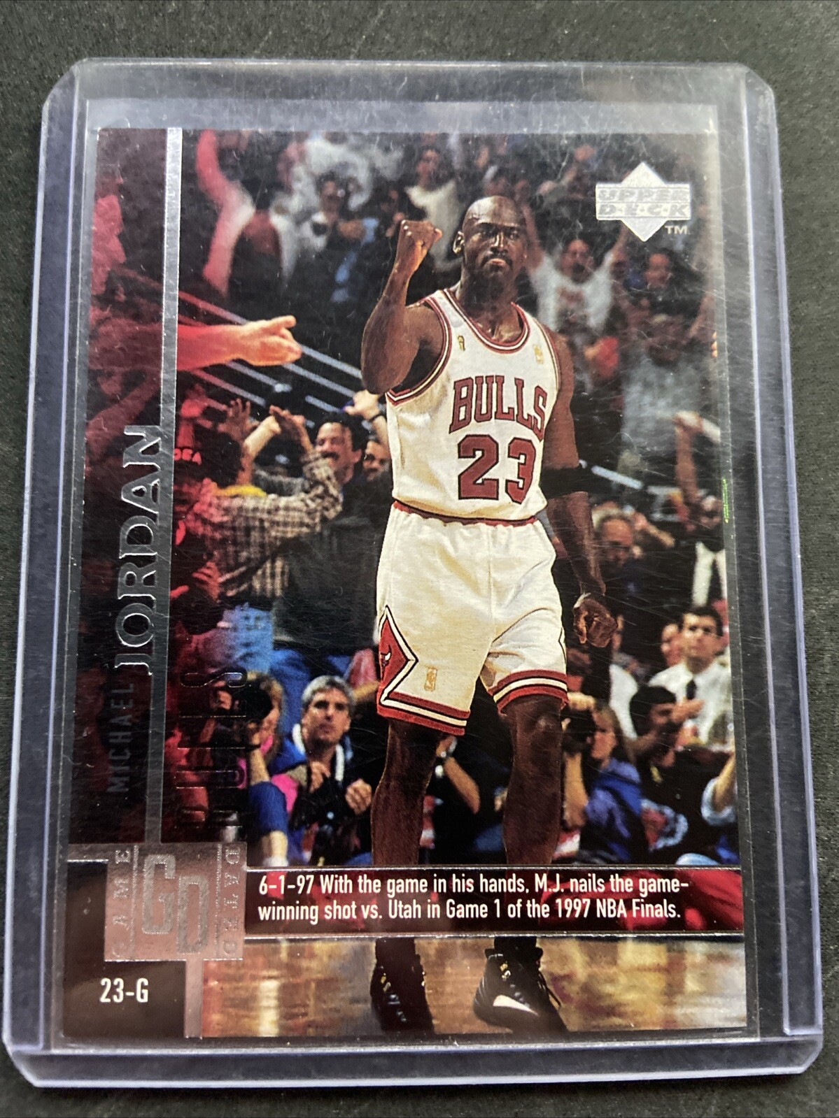 1997-98 Upper Deck - Michael Jordan #18 Game Dated