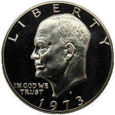 1973-S Proof Eisenhower Dollar $1