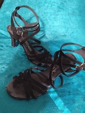 Dance shoes International Brand made in England size 4- 1/2  with 3 inch heel