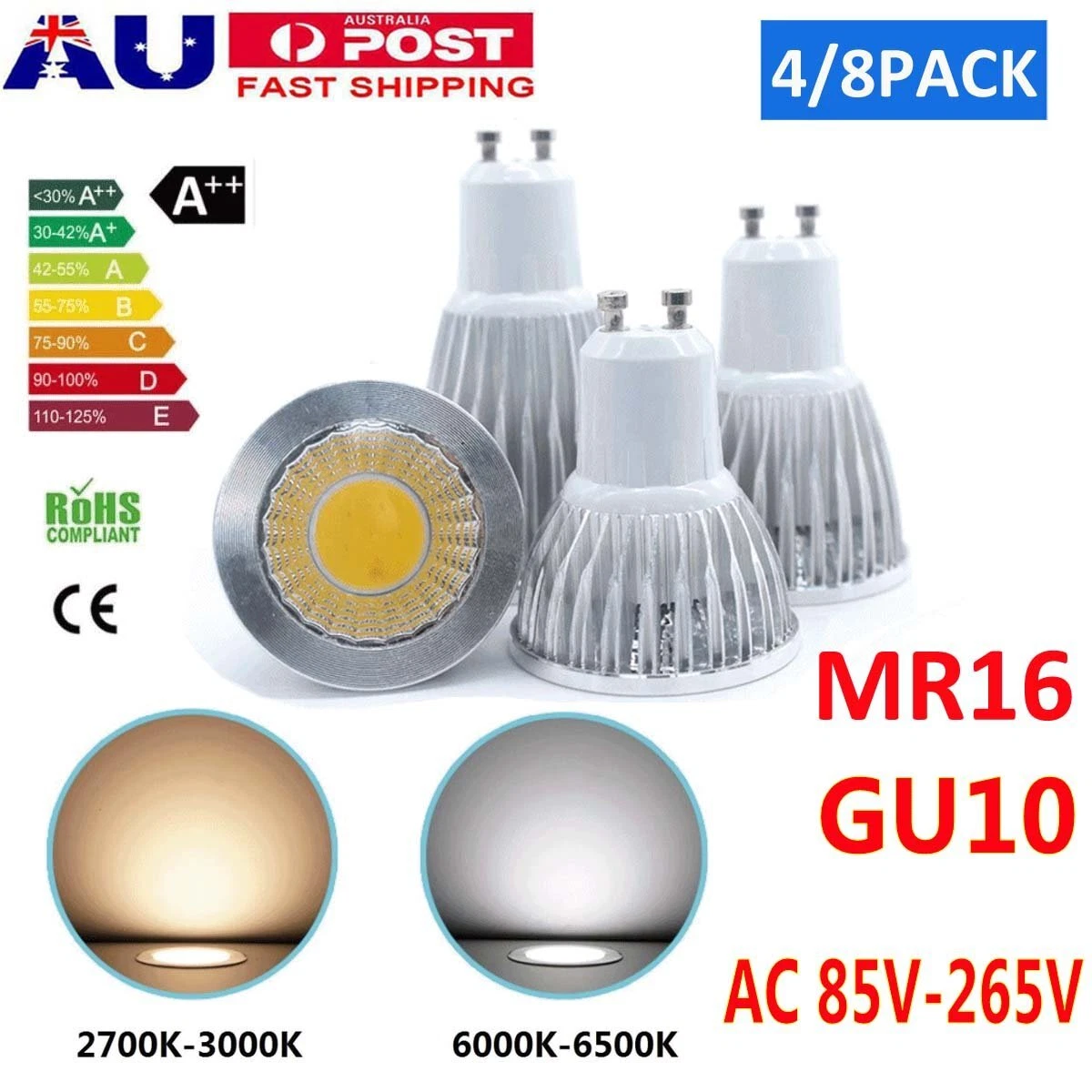 Gu10 6500k 2024 cool white
