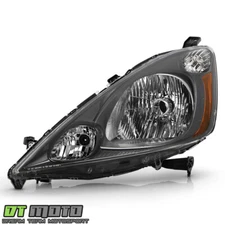 For 2009-2014 Honda FIT w/o Sport Grey Housing Headlight Headlamp Driver Side
