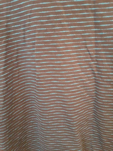 T-shirt Prana manica corta taglia XL nera con righe blu ricamate LEGGI - Foto 4 di 5