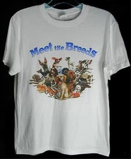 AKC T-Shirt Meet The Breeds Dog Show - American Kennel Club - Adult Medium New