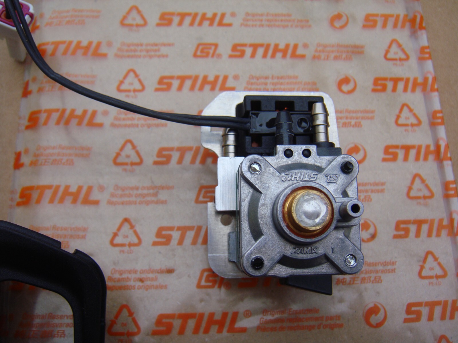 GENUINE STIHL MS500i CHAINSAW PRIMER BULB FUEL PUMP KILL SWITCH NEW
