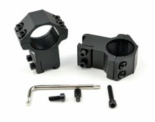 1 INCH 1" 25MM Dovetail Scope Rings, High Profile,Fits any Dovetail inc 3/8" 9mm
