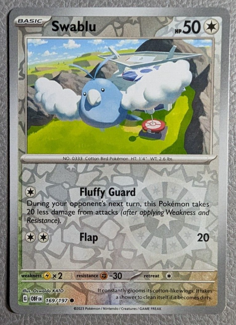 swablu pokemon card value Pokemon TCG - SV3 - 094/108 (C)