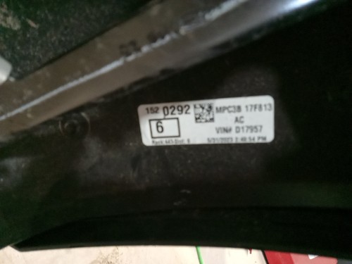 FORD SUPER DUTY F450 F550 OEM Chrome Bumper With FOG Lights 2023-2025 - Picture 5 of 6