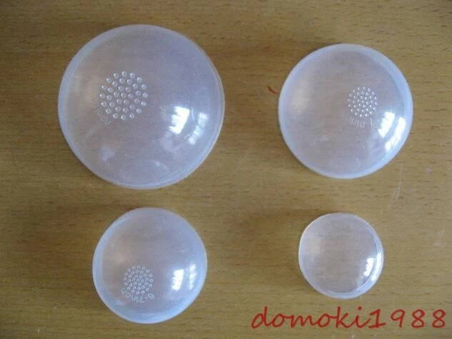 Tapa de peluca de silicona de 50 piezas de 7-8" para cubierta de protección de cabeza de muñeca MSD 1/4 Bjd Foto 2 de 4