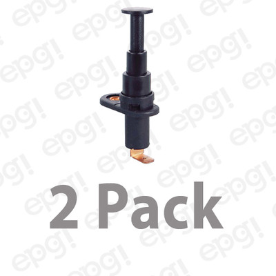 2 PACK - NORMALLY CLOSED (MOMENTARY OFF) DOOR PIN SWITCH 20AMPS-12VDC #PSP7-2PK