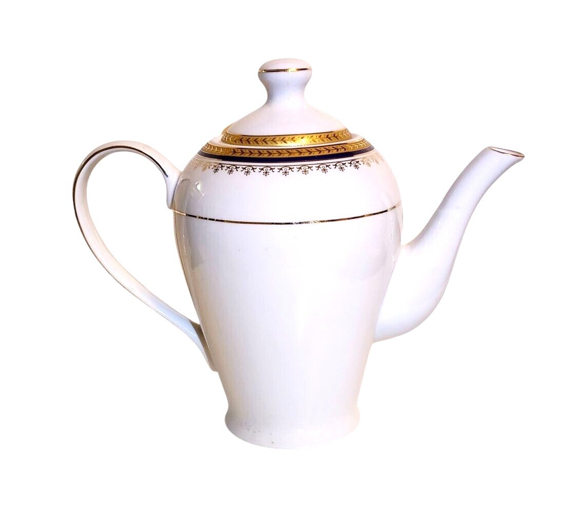 Royal Vienna RVG2 Navy & Gold Trim Coffee Pot With Lid