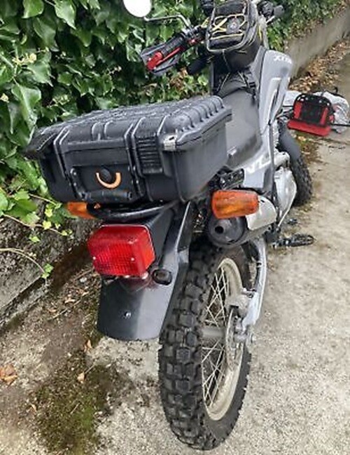 Yamaha XT250 Stock Light Tidy Tail Adapter & License Plate Bracket - Flat Matte