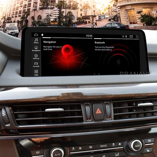 Android 10.25 4+64G Schermo Display CarPlay GPS BMW X5 X6 F15 F16 2014-2017 NBT - Foto 1 di 12