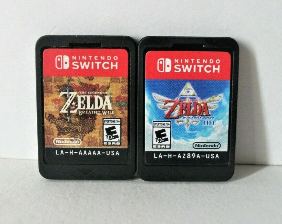 Zelda Skyward Sword Breath of the Wild Nintendo Switch Games Lot Action  Legend